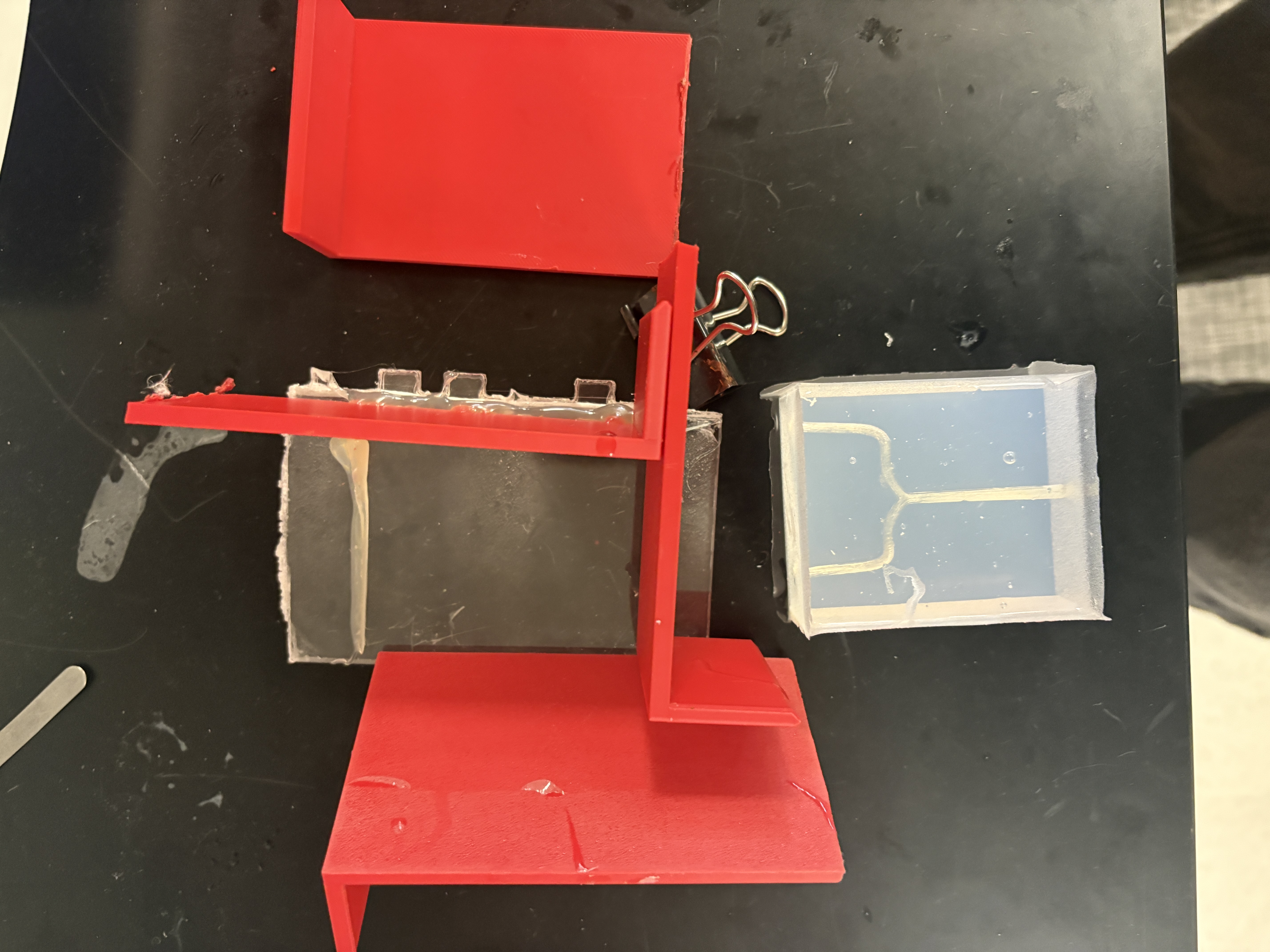 Disassembled mold