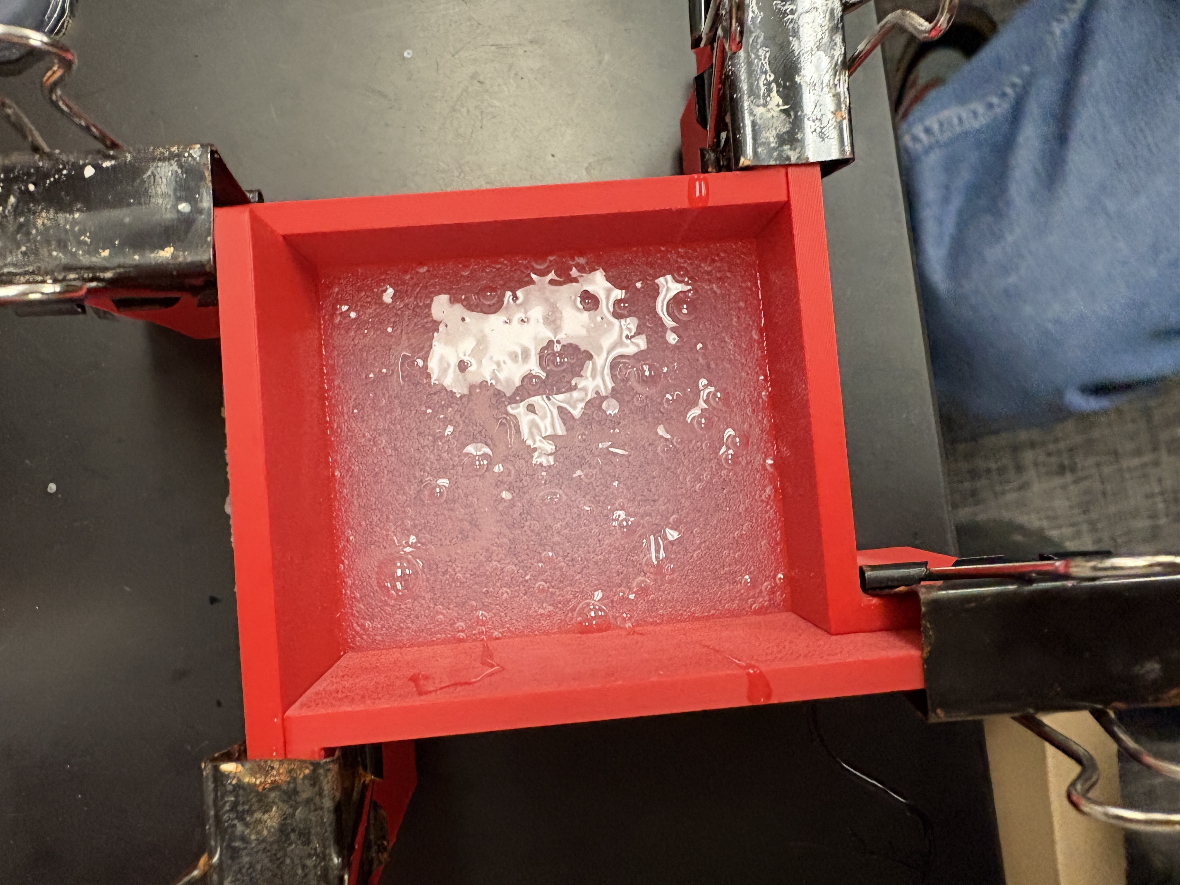 Mold inserted